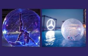 LED Bubble Acrobats Hire