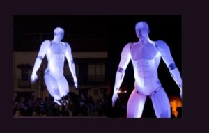 LED Inflatable Robots Hire